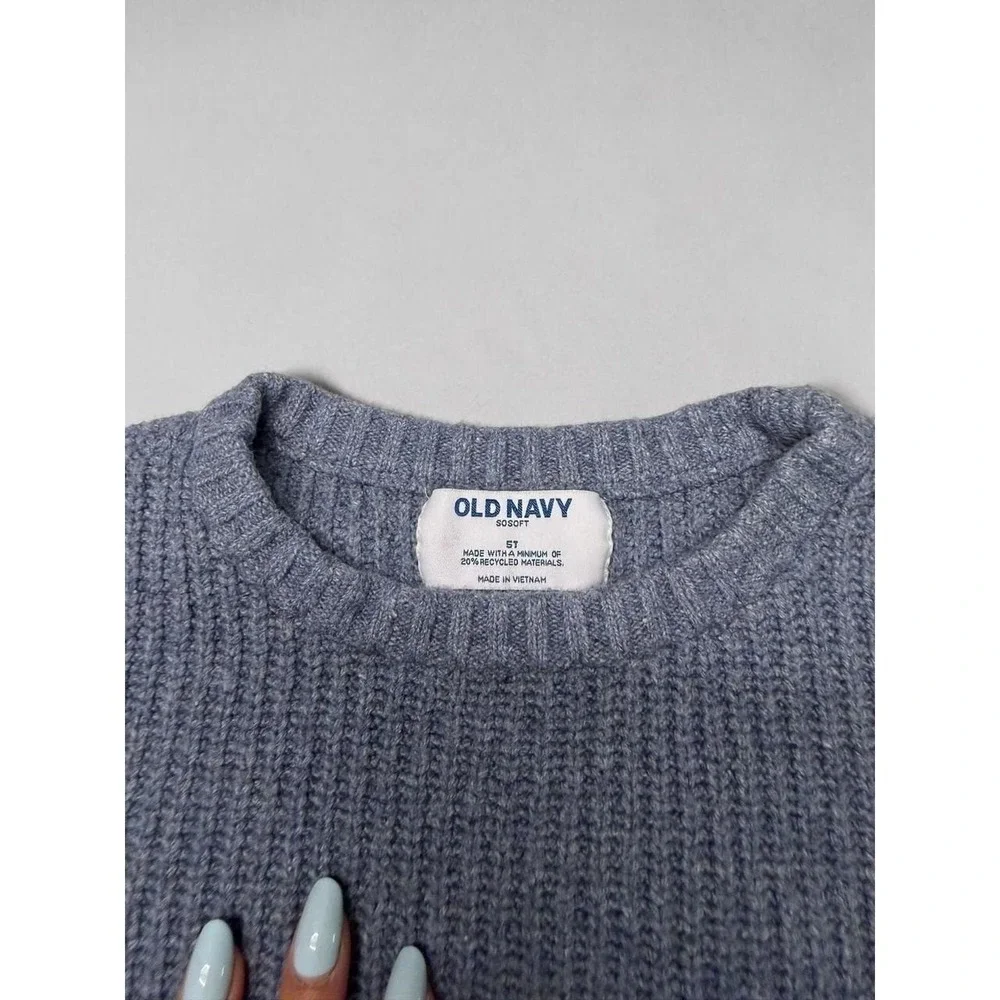 Old Navy SoSoft Rib-Knit Crewneck Sweater, Size 5T